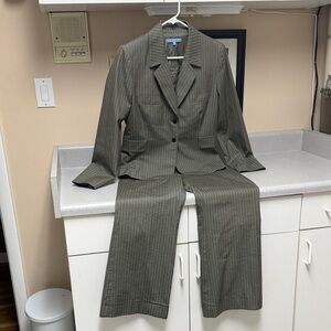 ANTONIO MELANI Pinstripe Pantsuit
